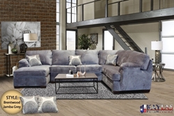 BRENTWOOD GREY LARGE SECTIONAL 
