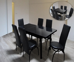 D521 Dining Table w/6 Chairs    