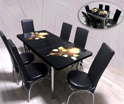 D523 Dining Table w/6 Chairs    