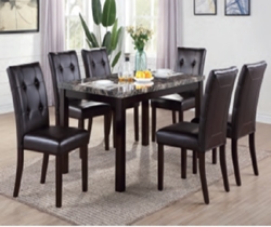F2093 7-PC Dining Set (table + 6 chairs)  