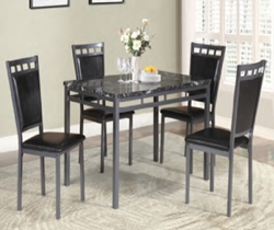 F2389 5-PC Dining Set (table + 4 chairs)  