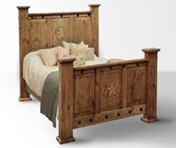 Indian Queen Size Bed  Bed w/Star BED 