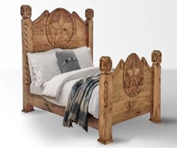 Queen Bed With Rope & Star BED 
