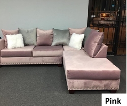 Sectional Pink 