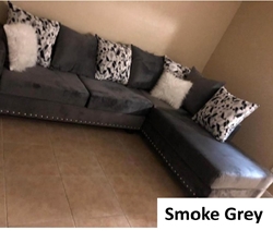 2018 Sectional: Smoke Grey 