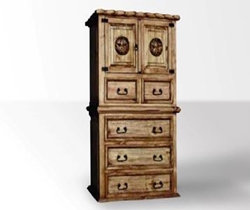 Mansion 5-Drawer Chest w/Rope & Star  